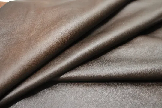 Brown West Chocolate Cowhide leather PRE CUT Pieces | 12"x12", 12"x18", 12"x24" Precuts Sheets for Crafts