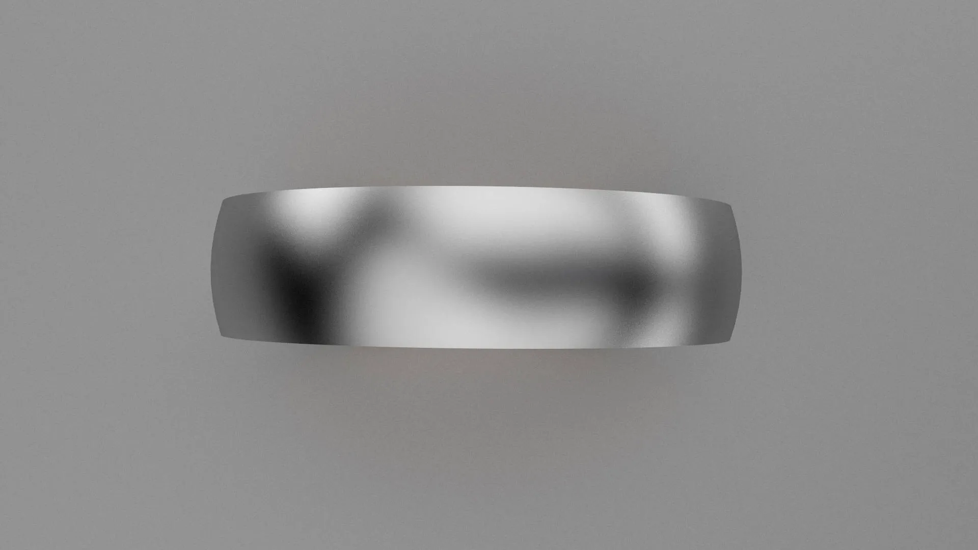 Brushed Sterling Silver 6mm Side Design Wedding Band