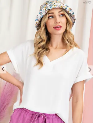 Brynn V-Neck Top-Multiple Colors Available