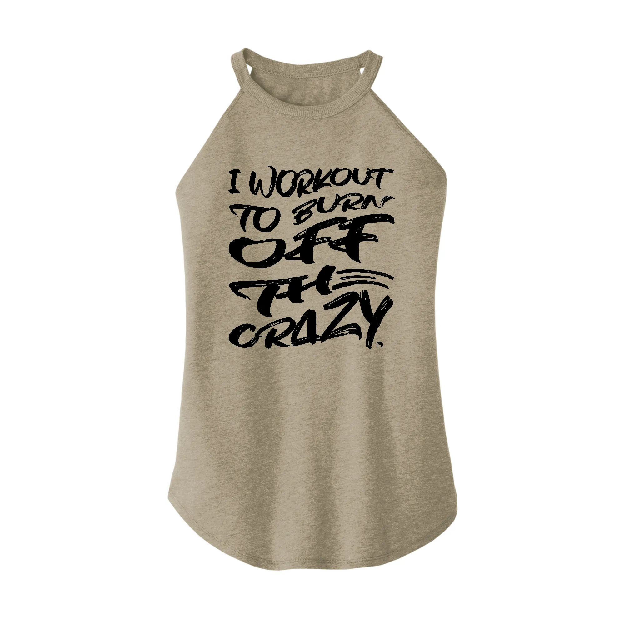 Burn Off the Crazy Rocker Tank Top
