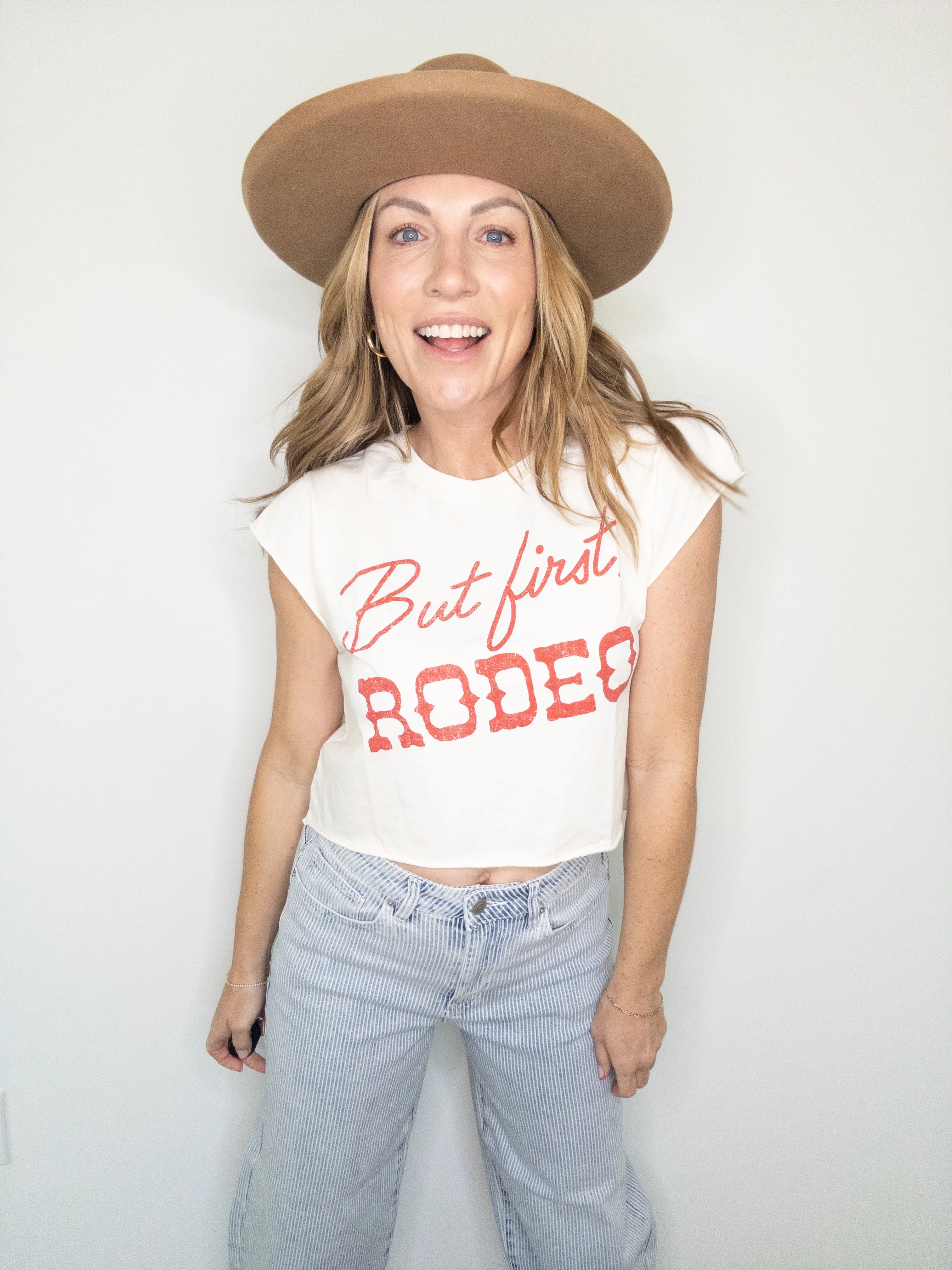 But First, Rodeo! Crop Tee