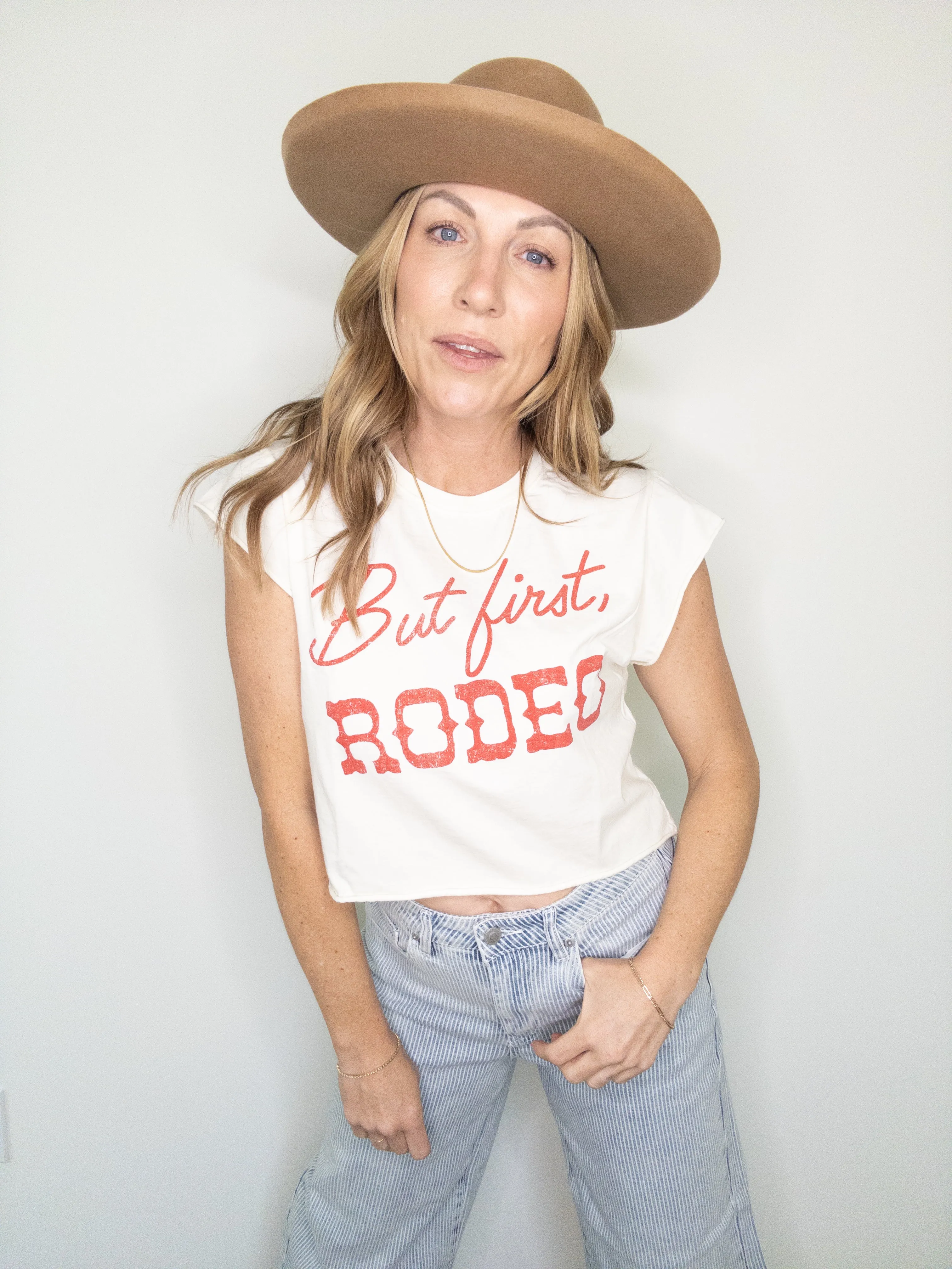But First, Rodeo! Crop Tee