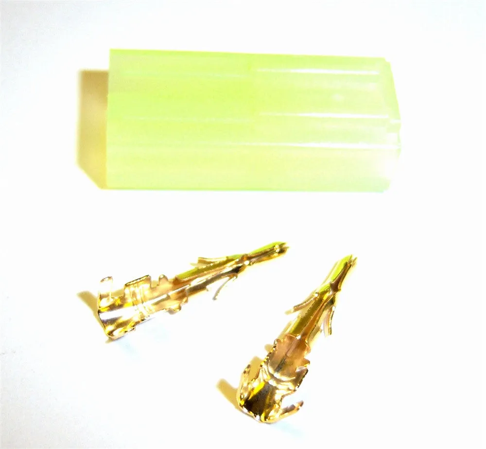 C1009GM1 RC 7.2v Micro Tamiya Set Male Plug Gold 1