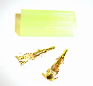 C1009GM1 RC 7.2v Micro Tamiya Set Male Plug Gold 1
