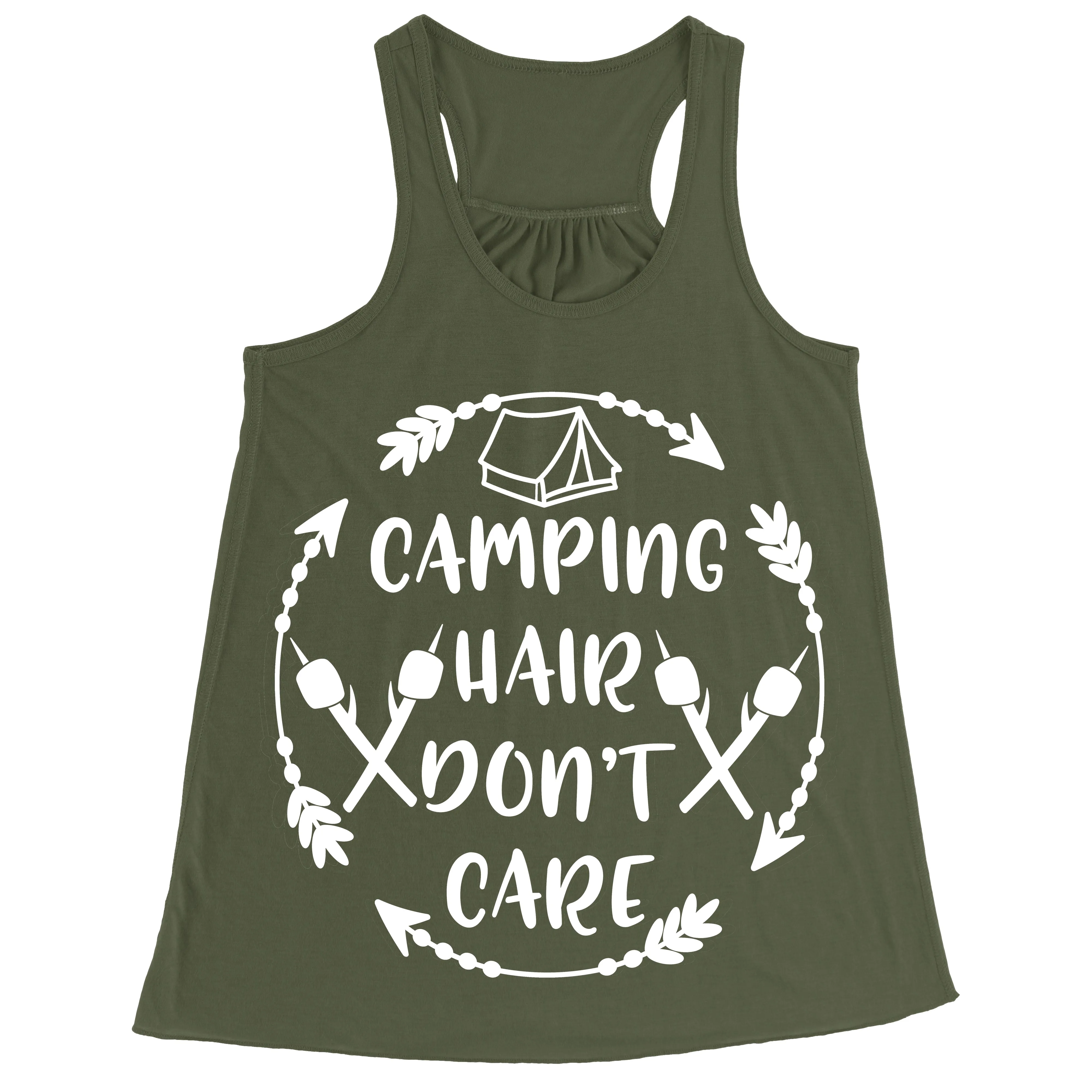 Camphair don't care flowy racerback
