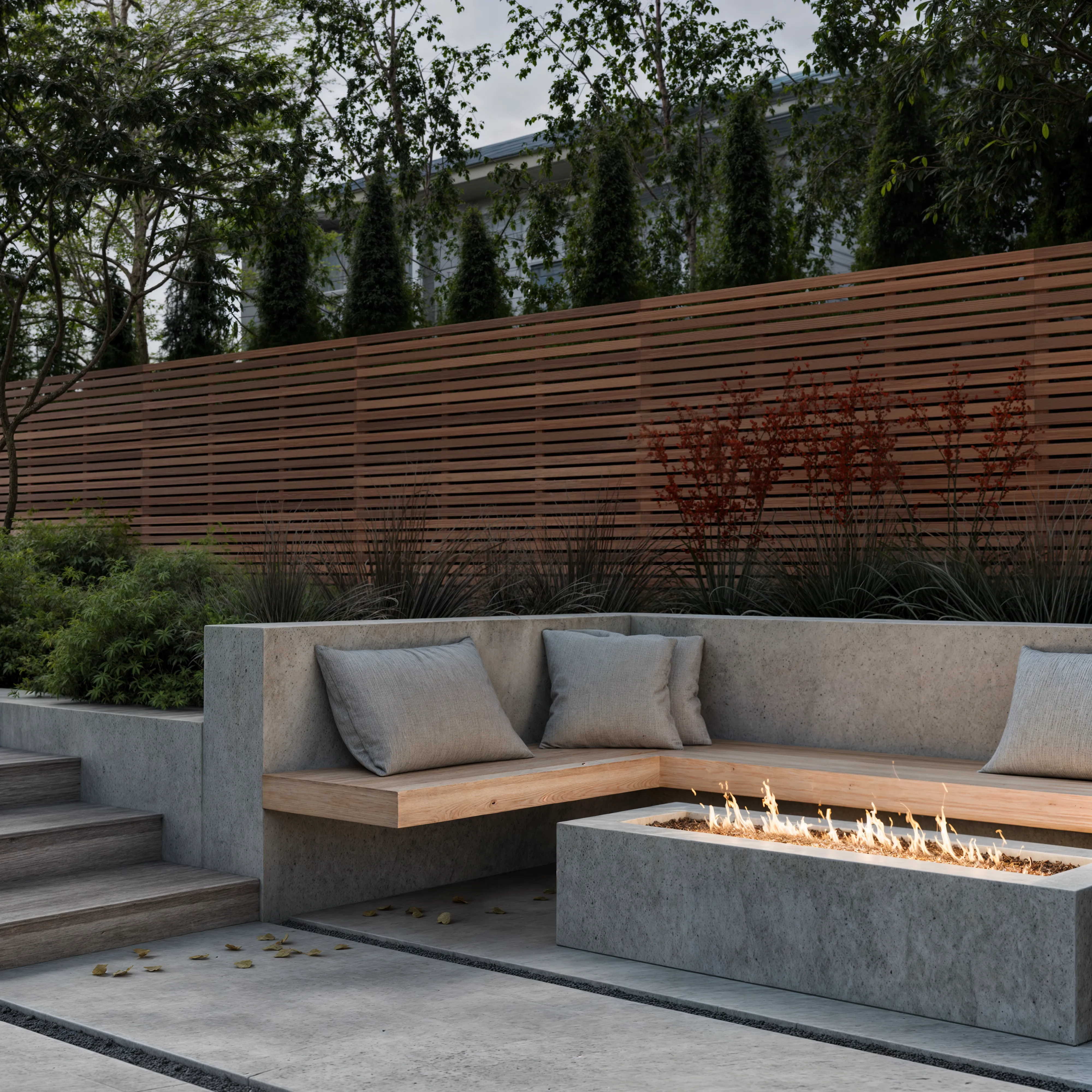 Canadian Cedar Slatted Fence Panels
