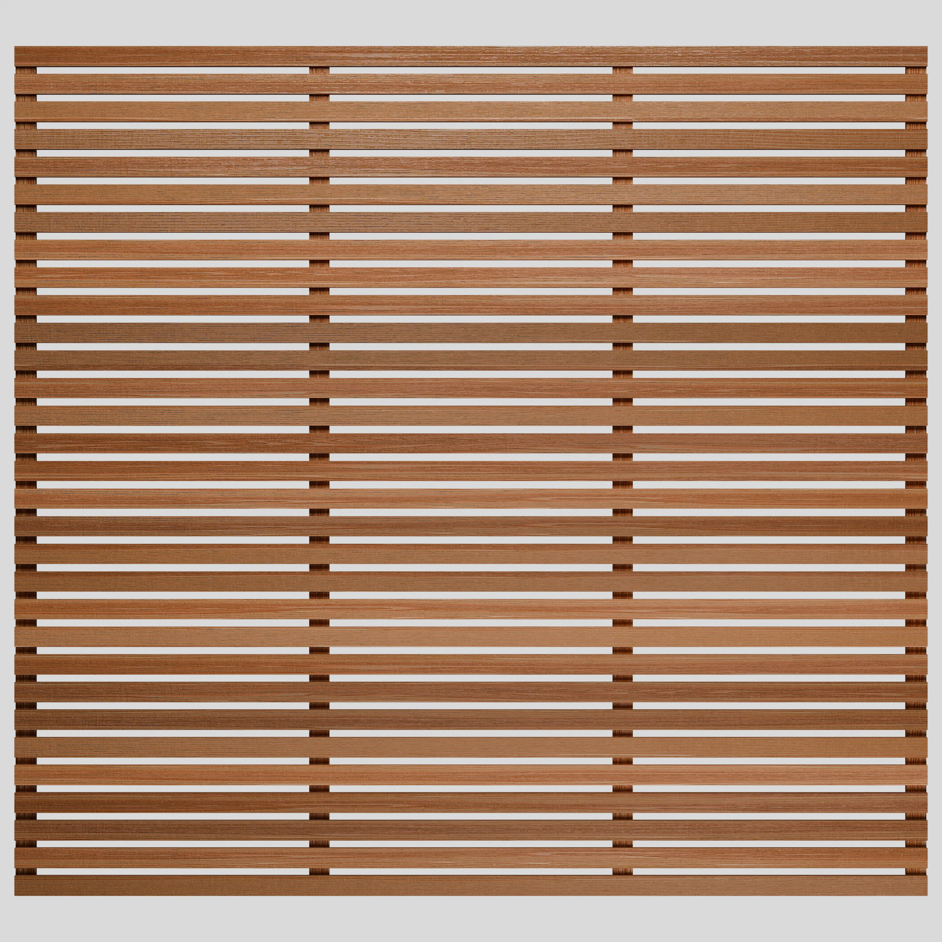 Canadian Cedar Slatted Fence Panels