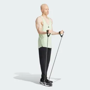 CANOTTA ADIDAS SMANICATO UOMO MAN MAGLIA GINNASTICA PALESTRA LIME