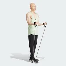CANOTTA ADIDAS SMANICATO UOMO MAN MAGLIA GINNASTICA PALESTRA LIME