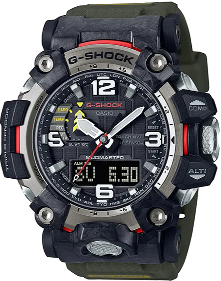 Casio G-Shock Mudmaster Master-of-G 2021 Carbon-Green GWG-2000-1A3