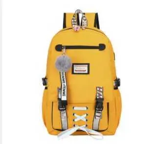 Casual School Bags For Girls Women Backpacks Fashion School Backpack USB Charging Schoolbag Backpack Child Kids Bag Mochila Y0721