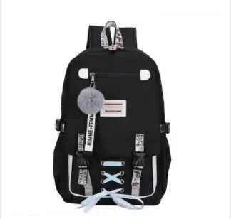 Casual School Bags For Girls Women Backpacks Fashion School Backpack USB Charging Schoolbag Backpack Child Kids Bag Mochila Y0721
