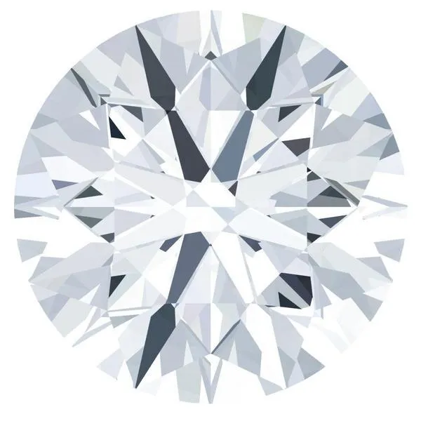 Certified Round Fire & Brilliance Loose Moissanite Stone - 2.50 Carats - E Color - VS2 Clarity