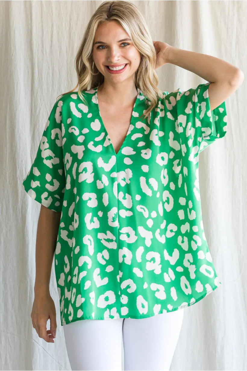 Channing Leopard Top-2 Colors Available