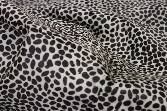 Cheetah Print on Off White  Cowhide PRE CUT Pieces | 12"x12", 12"x18", 12"x24" Precuts Sheets