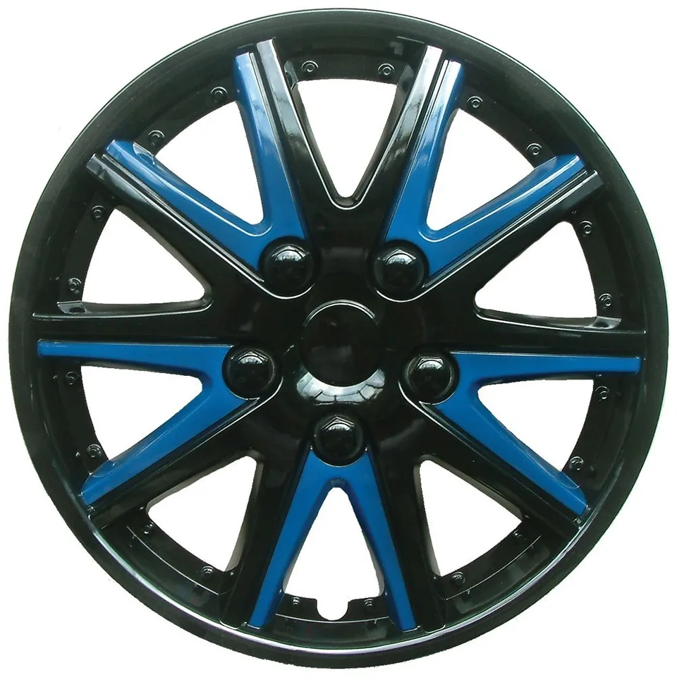 Chevrolet Malibu Black Blue Wheel Trims Covers (1980-2005)