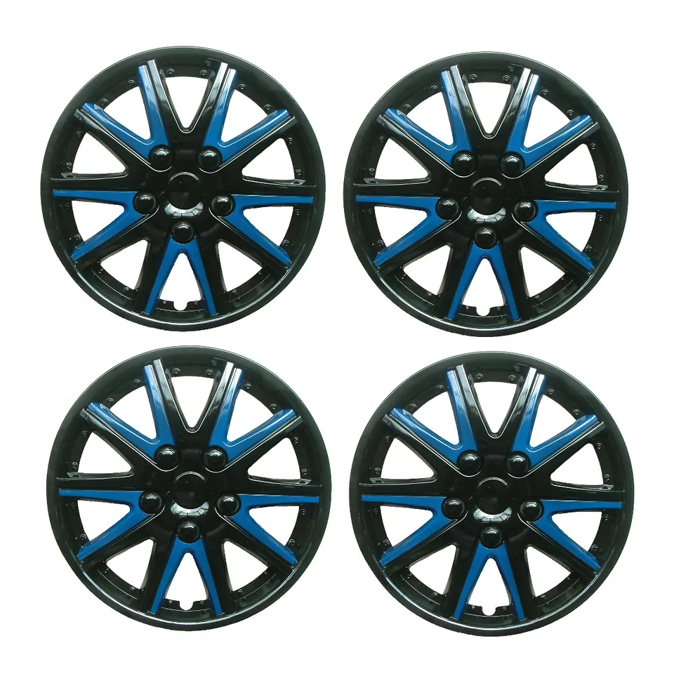 Chevrolet Malibu Black Blue Wheel Trims Covers (1980-2005)