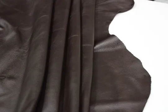 Chocolate Brown Leather  PRE CUT Pieces | 12"x12", 12"x18", 12"x24" Precuts Sheets for Crafts