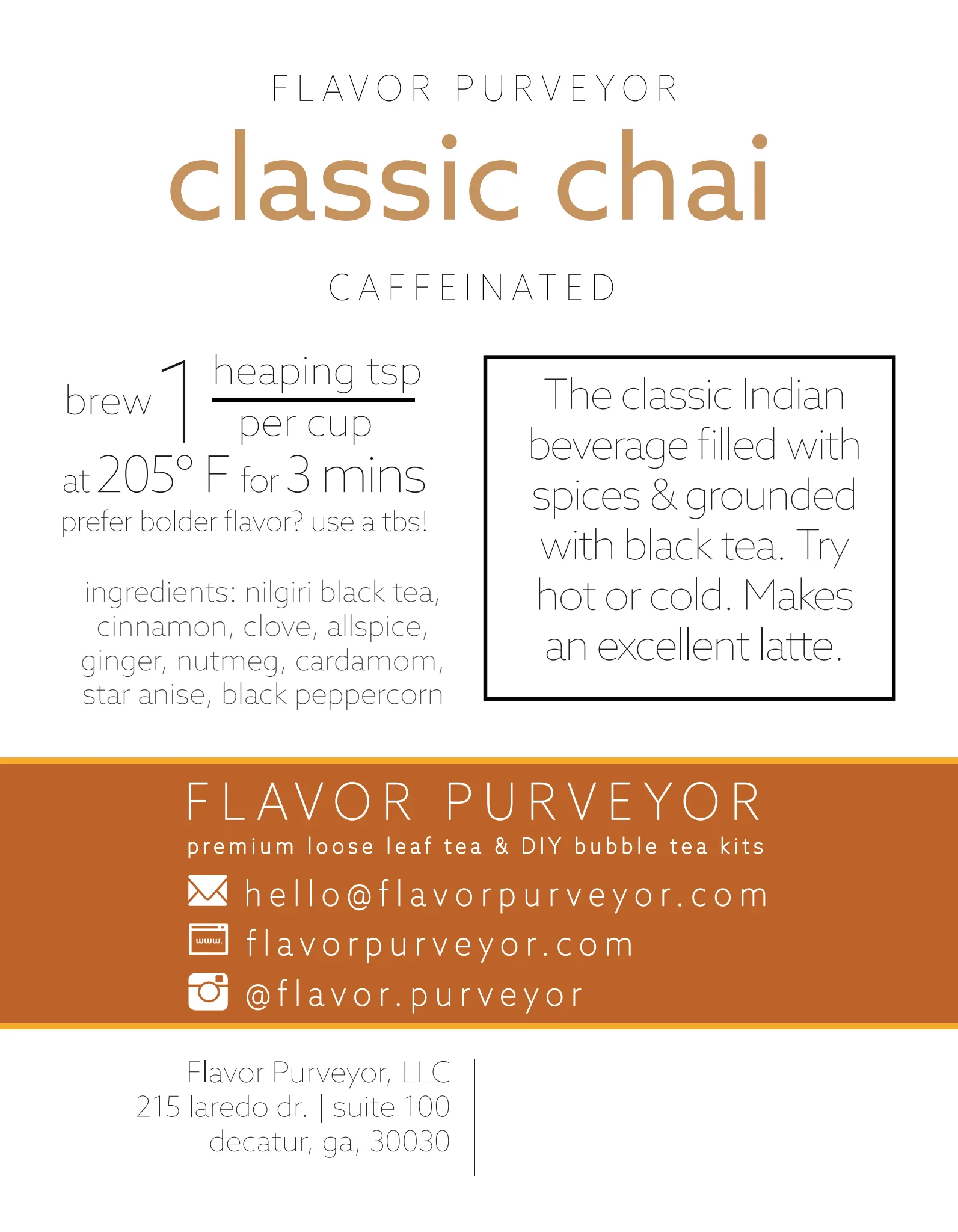 Classic Chai Loose Leaf Tea