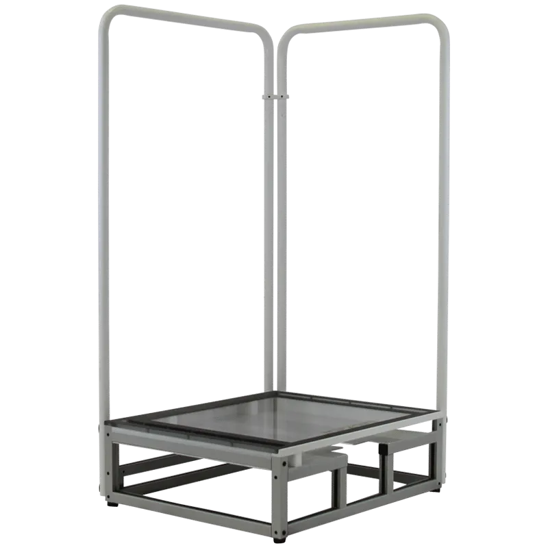 Clear Single Step Footstool
