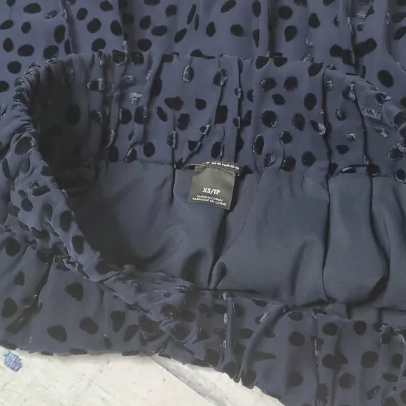 Club Monaco Polka Dot Mini Skirt