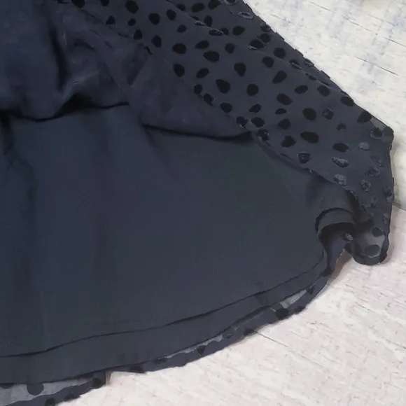 Club Monaco Polka Dot Mini Skirt