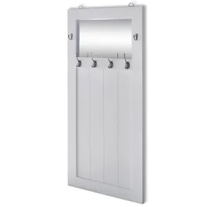 Coat Rack with Mirror