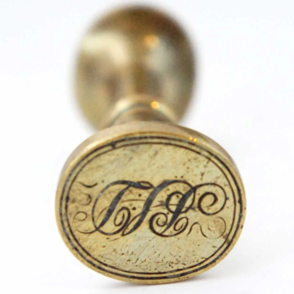 Continental Brass Double-Sided Wax Seal