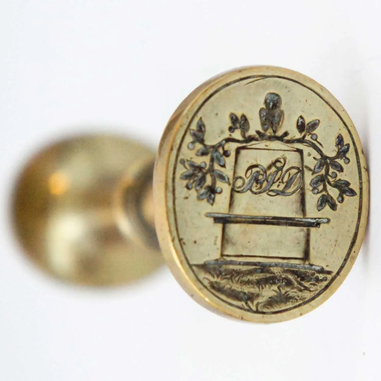 Continental Brass Double-Sided Wax Seal