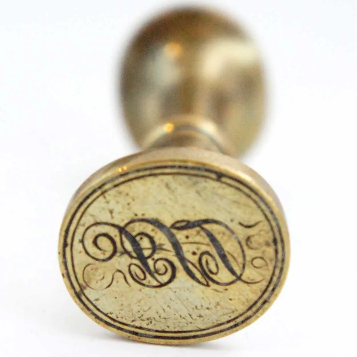 Continental Brass Double-Sided Wax Seal
