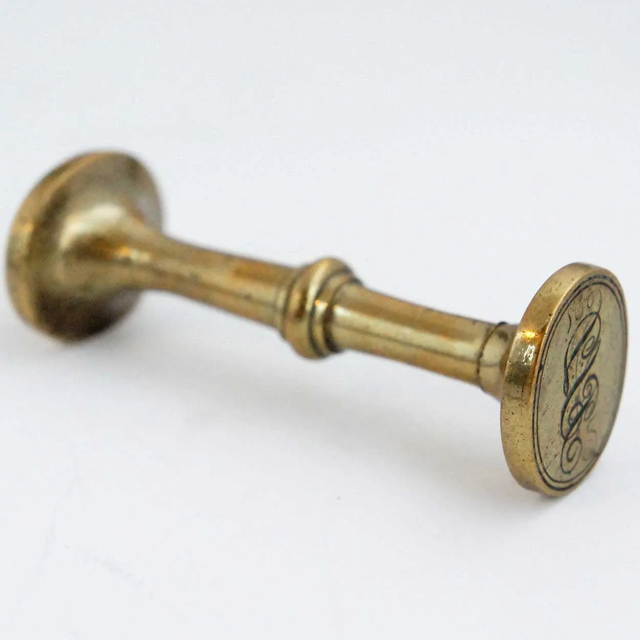 Continental Brass Double-Sided Wax Seal