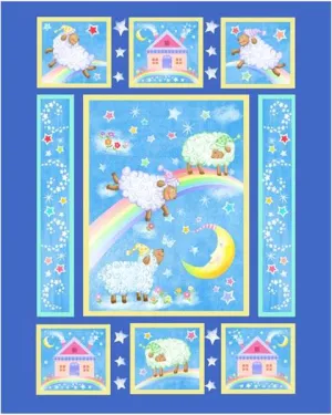 Counting Sheep Quilt Top Panel 14