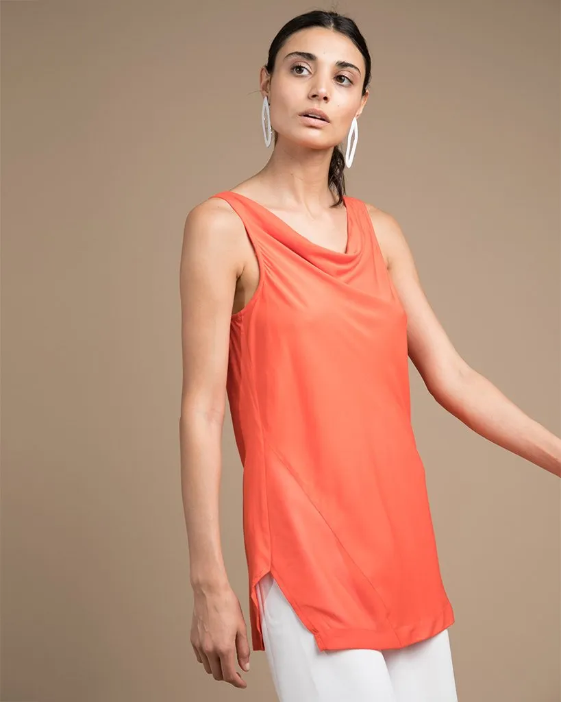 Cowl Neck Tank Top
