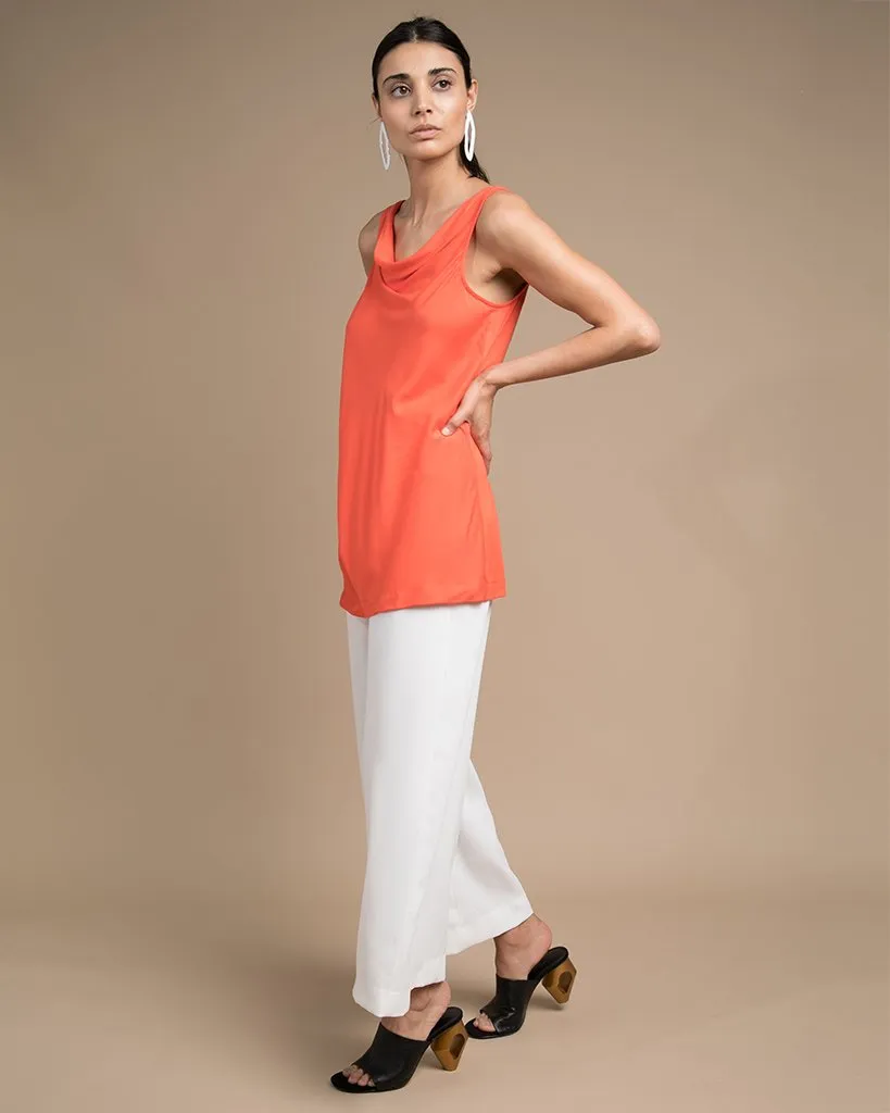 Cowl Neck Tank Top