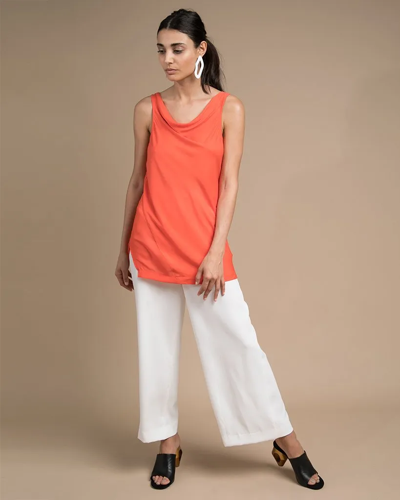 Cowl Neck Tank Top