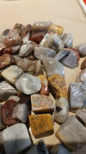Crazy Lace Agate Loose Tumbled