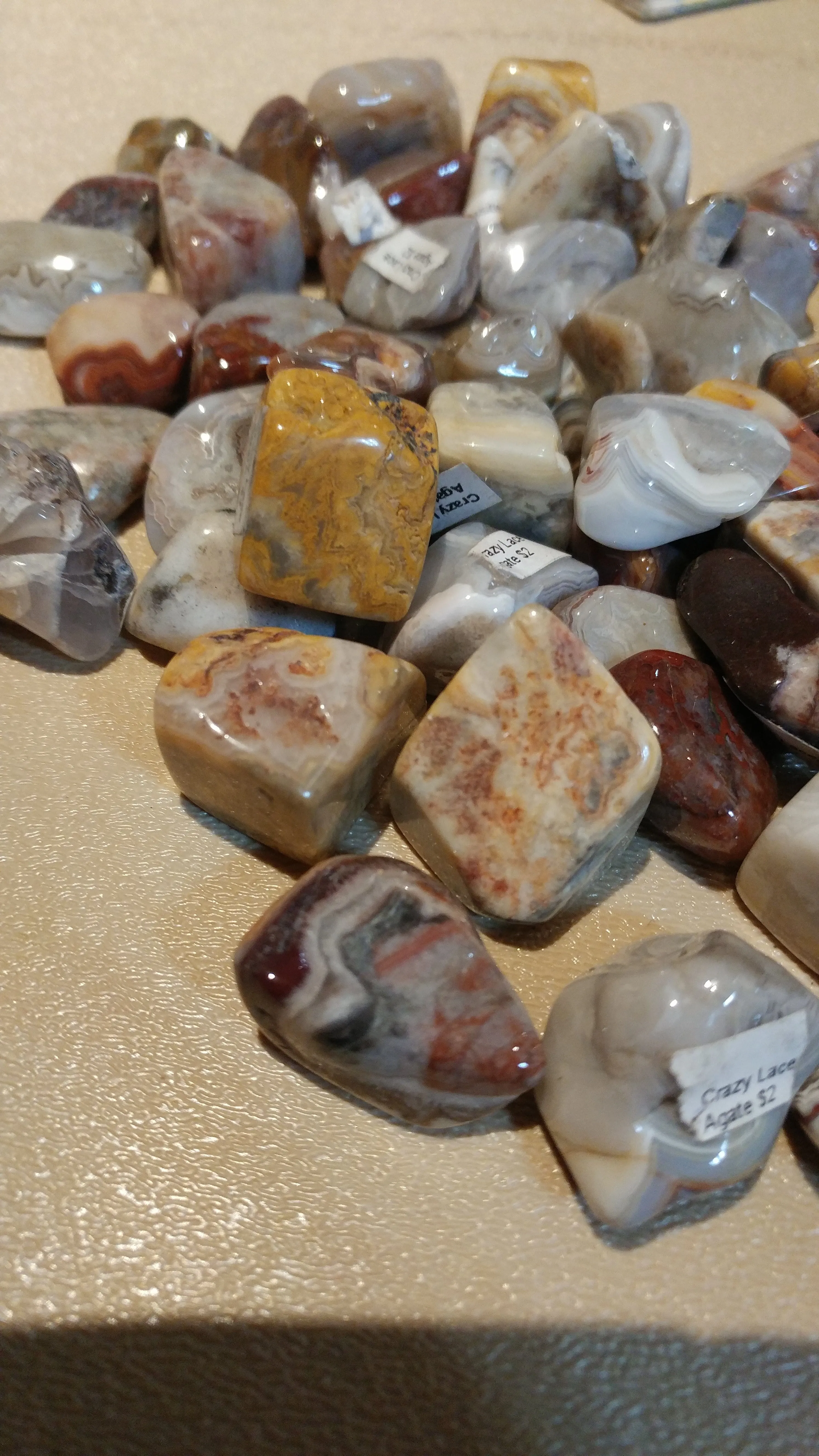 Crazy Lace Agate Loose Tumbled