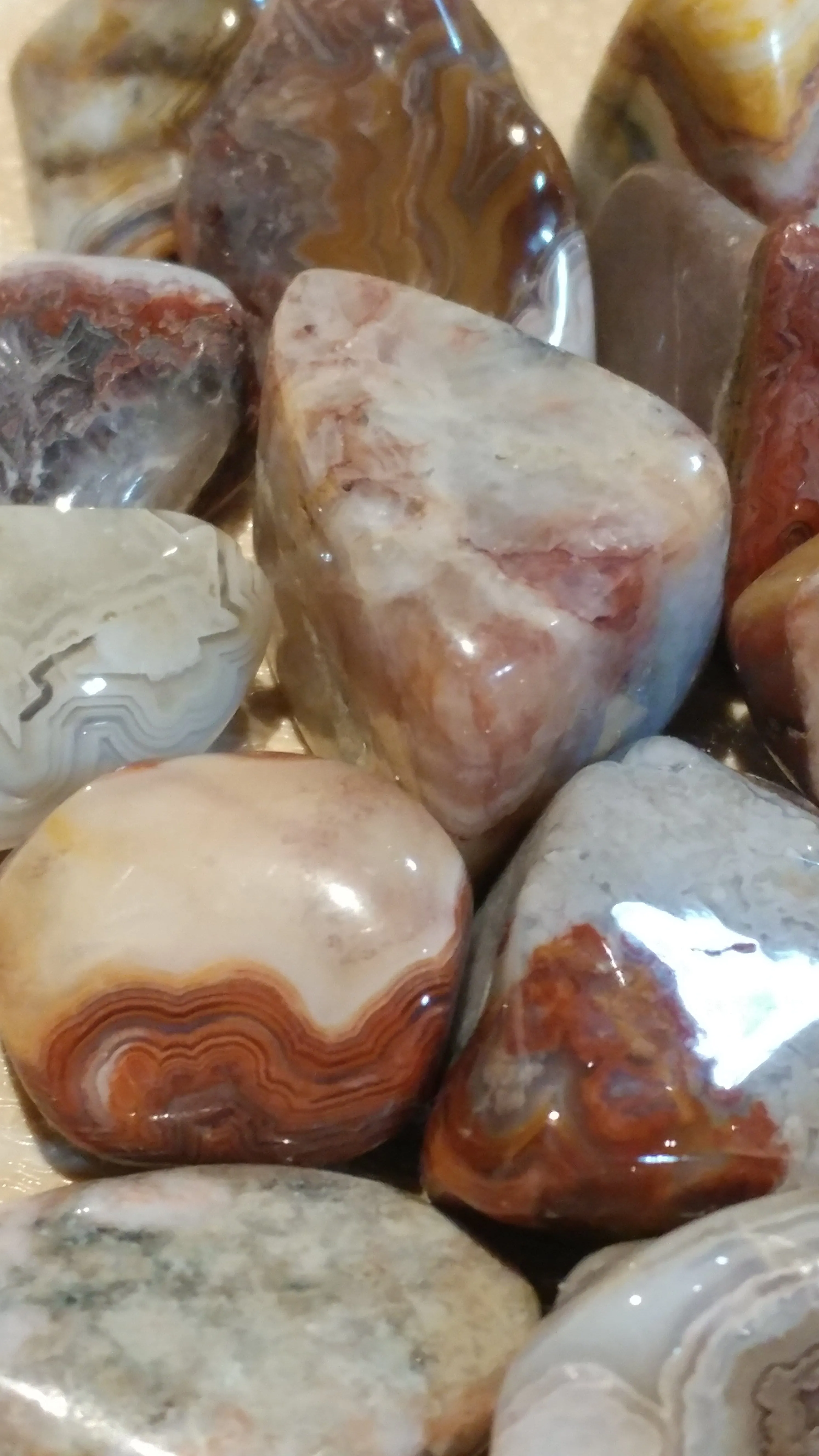 Crazy Lace Agate Loose Tumbled