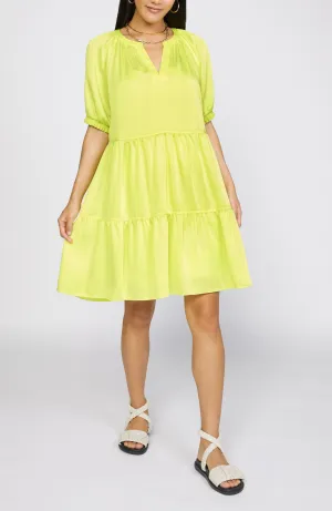 Current Air - Flowy Tiered Short Dress