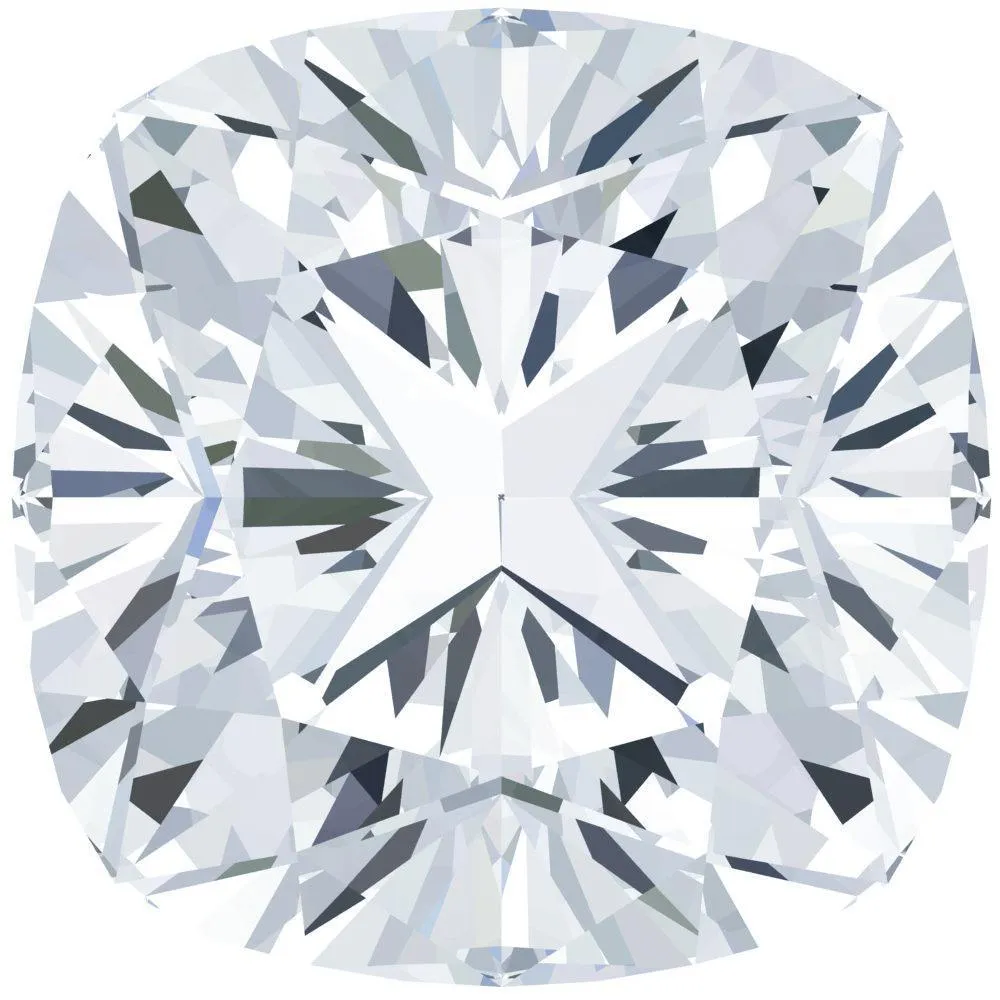 Cushion Diamond Faceted FAB Moissanite Loose Stone