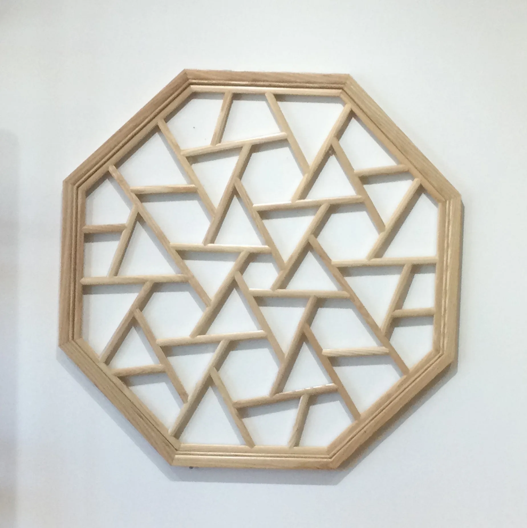 Custom Handcrafted Wall Decor/ Wood ice cracks Wall Hanging Brown