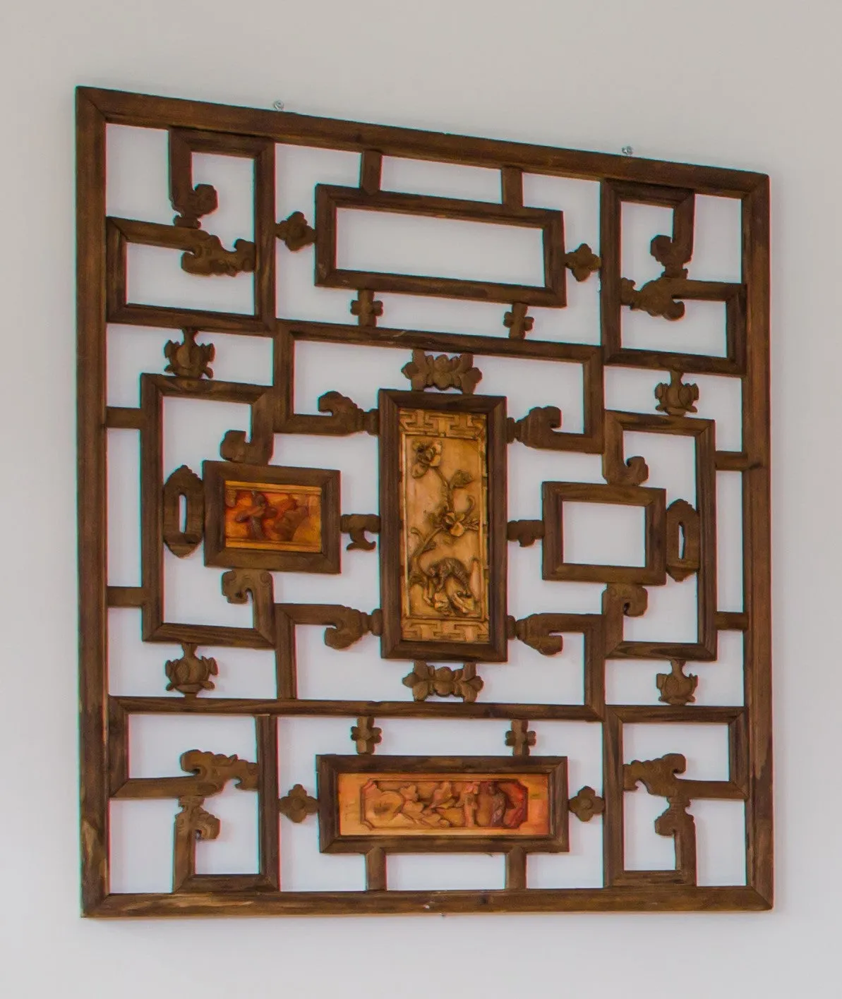 Custom Handcrafted wall decor / Wood Wall Hanging Brown - Threshold