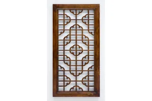 Custom Handcrafted Wood Panel / Wood Wall Hanging Brown - Threshold