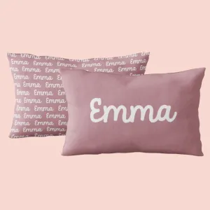 Custom Pillow | Centered Name   Repeating Name