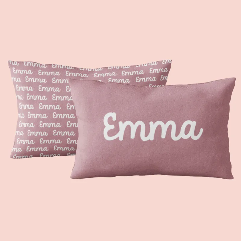 Custom Pillow | Centered Name   Repeating Name