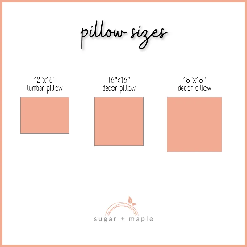 Custom Pillow | Centered Name   Repeating Name