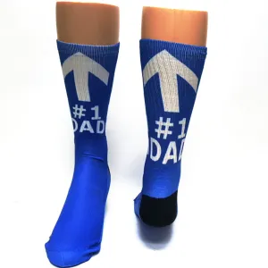 DAD Sporty Blue Socks