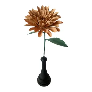 Dahlia Painted Paper Flower