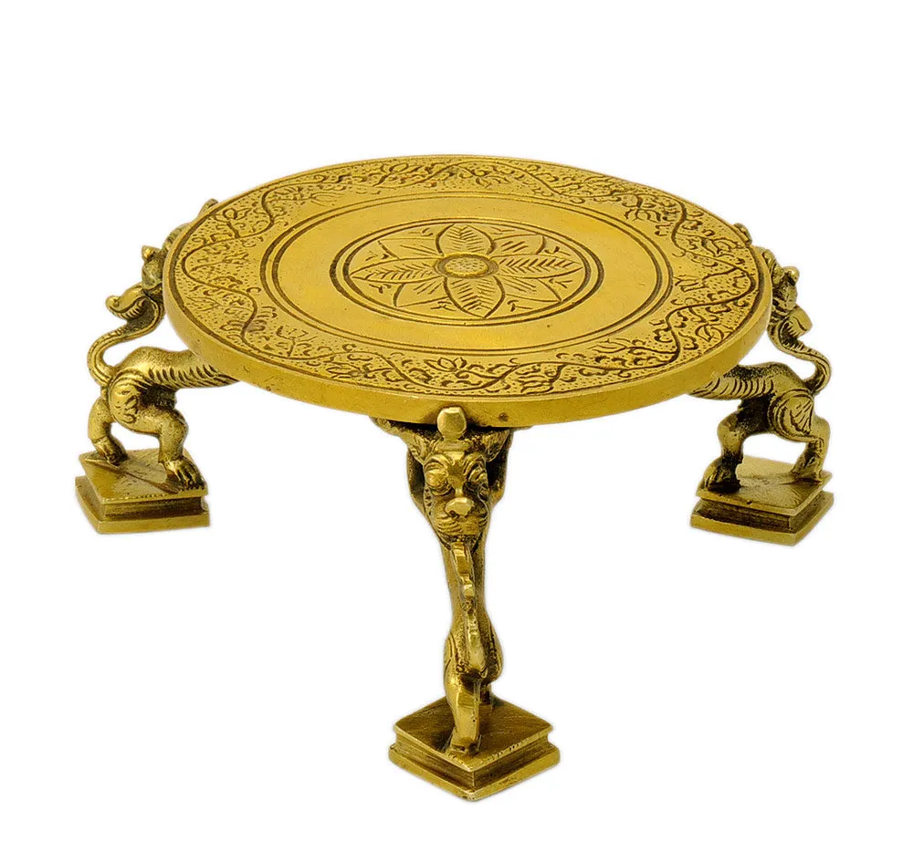Decorative Brass Chowki