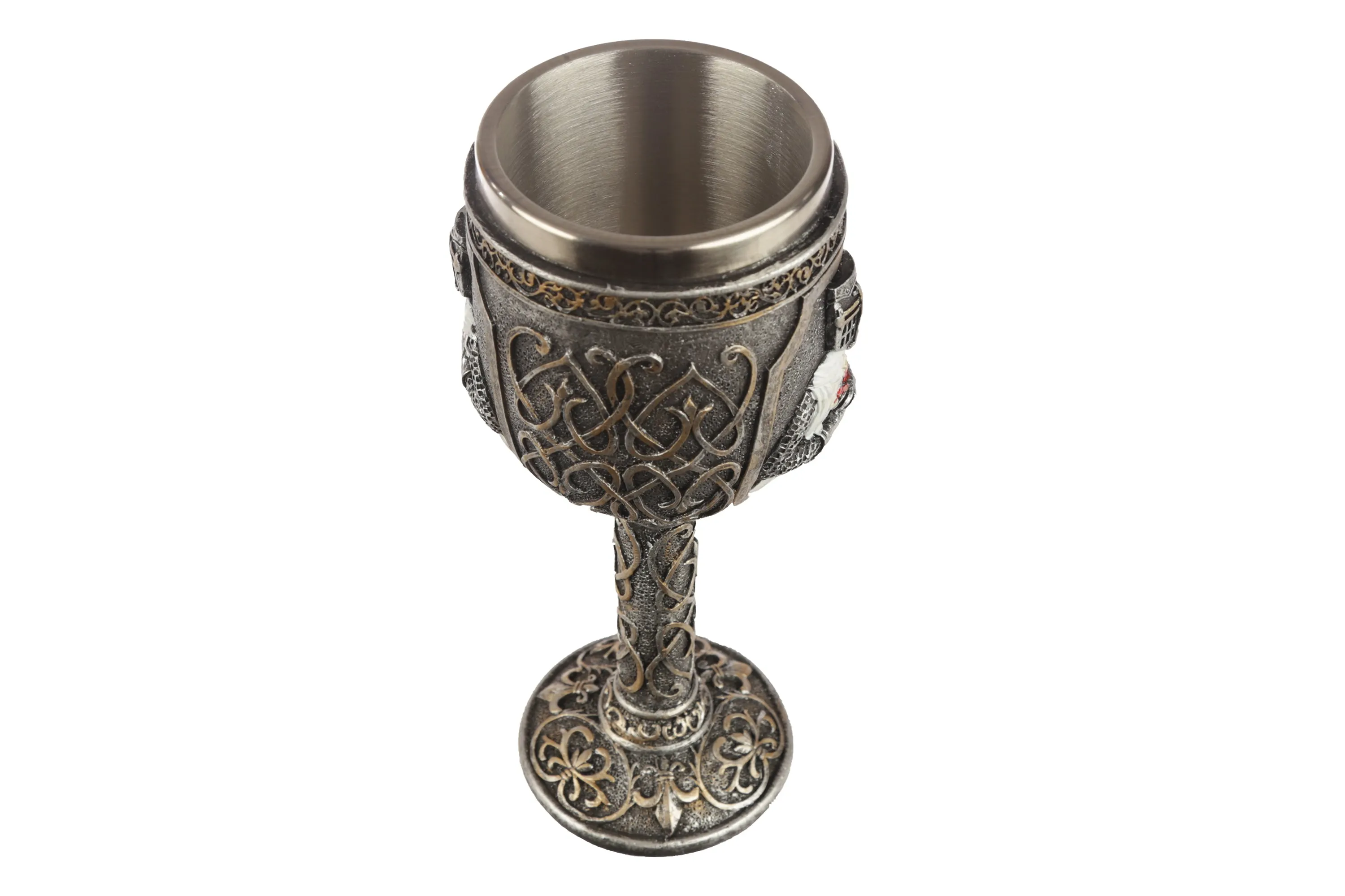 Decorative Crusader Knight Goblet